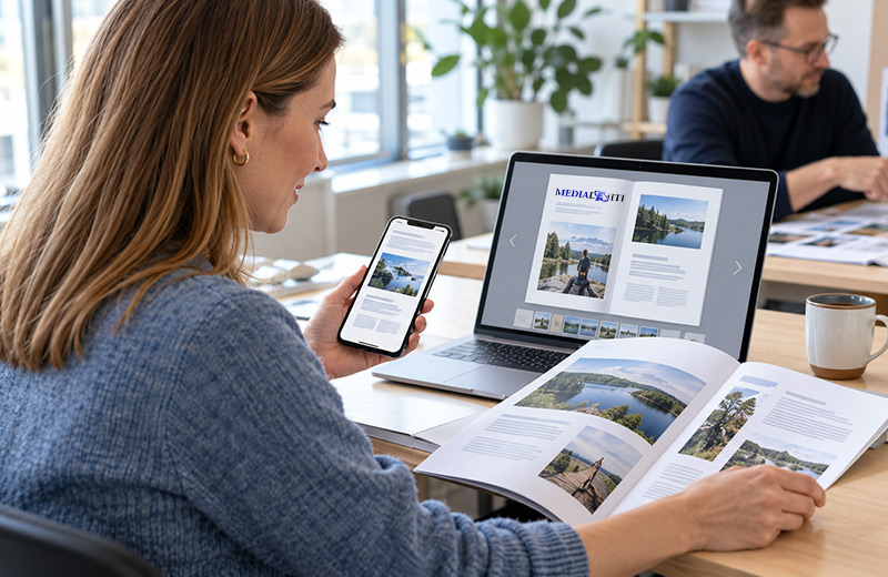 Miten suunnittelet mobiilissa toimivan digiesitteen? | Medialehti Miten suunnittelet mobiilissa toimivan digiesitteen? | Medialehti